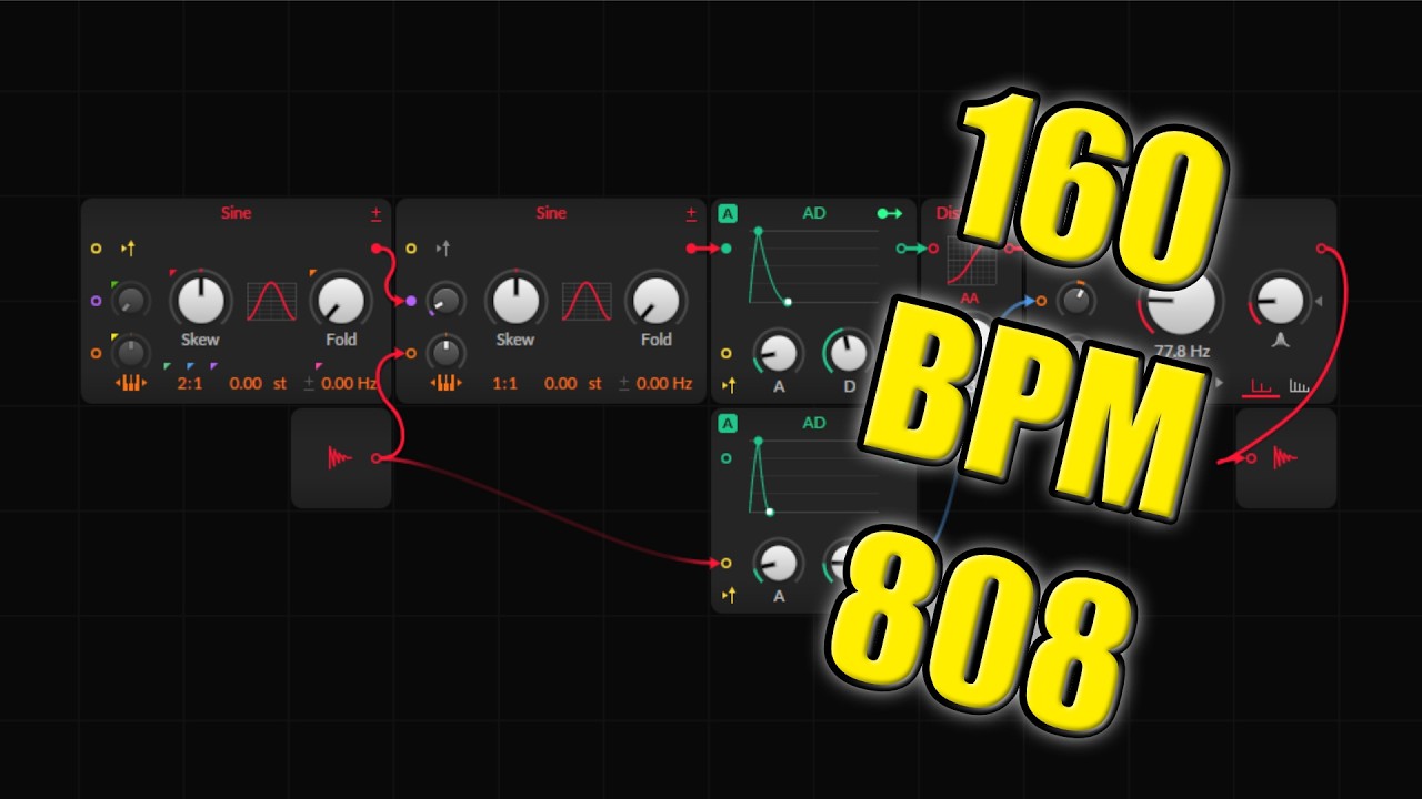 My Jungle 808 Bass - Bitwig Grid