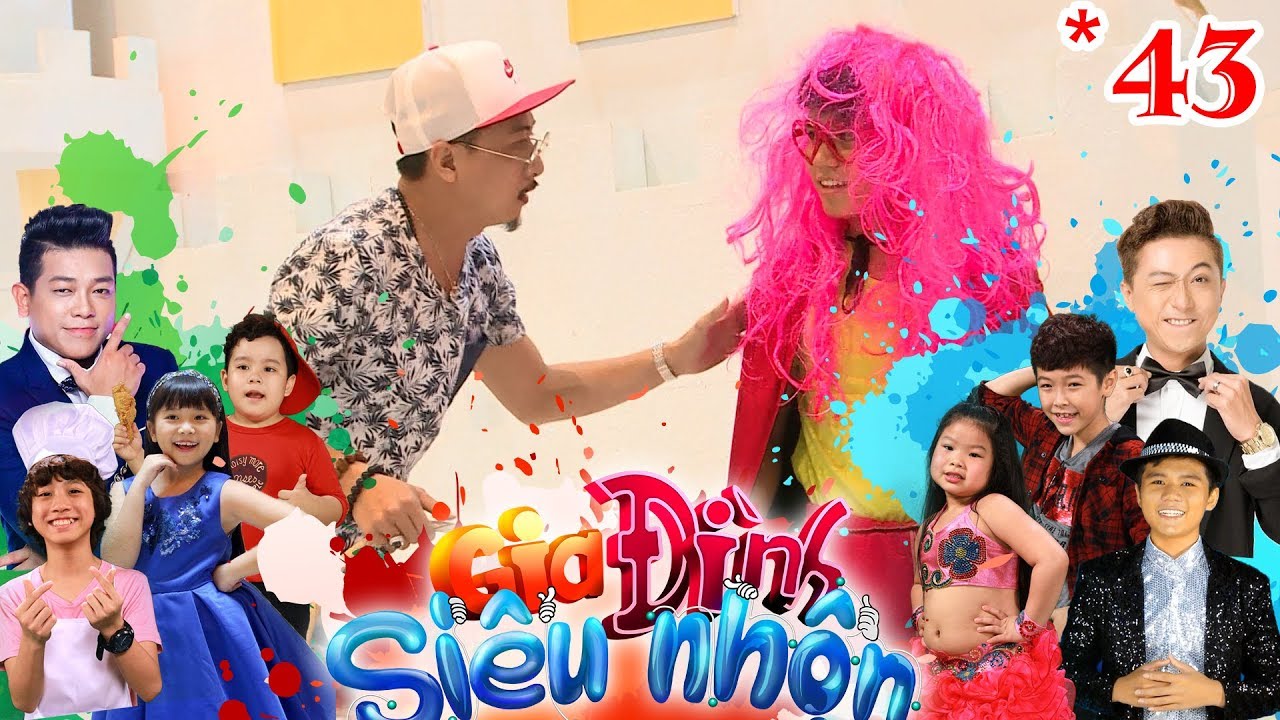 GIA ĐÌNH SIÊU NHỘN | GDSN #43 FULL| Hoàng Long hóa cô tấm mũm mĩm - Gia Khiêm làm nàng Bella điệu đà