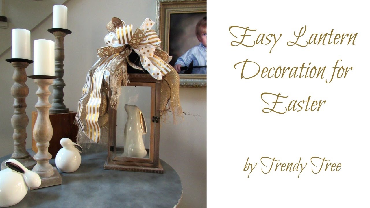 2017 Easter Lantern Decoration by Trendy Tree