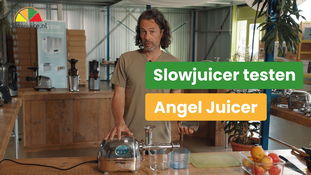 Angel Juicer, 5500, 7500, 8500. Vergelijk slowjuicers.