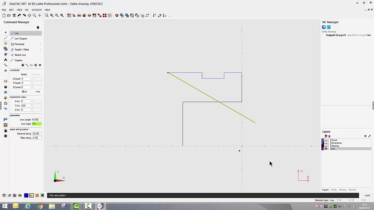2D Lathe machining part 1