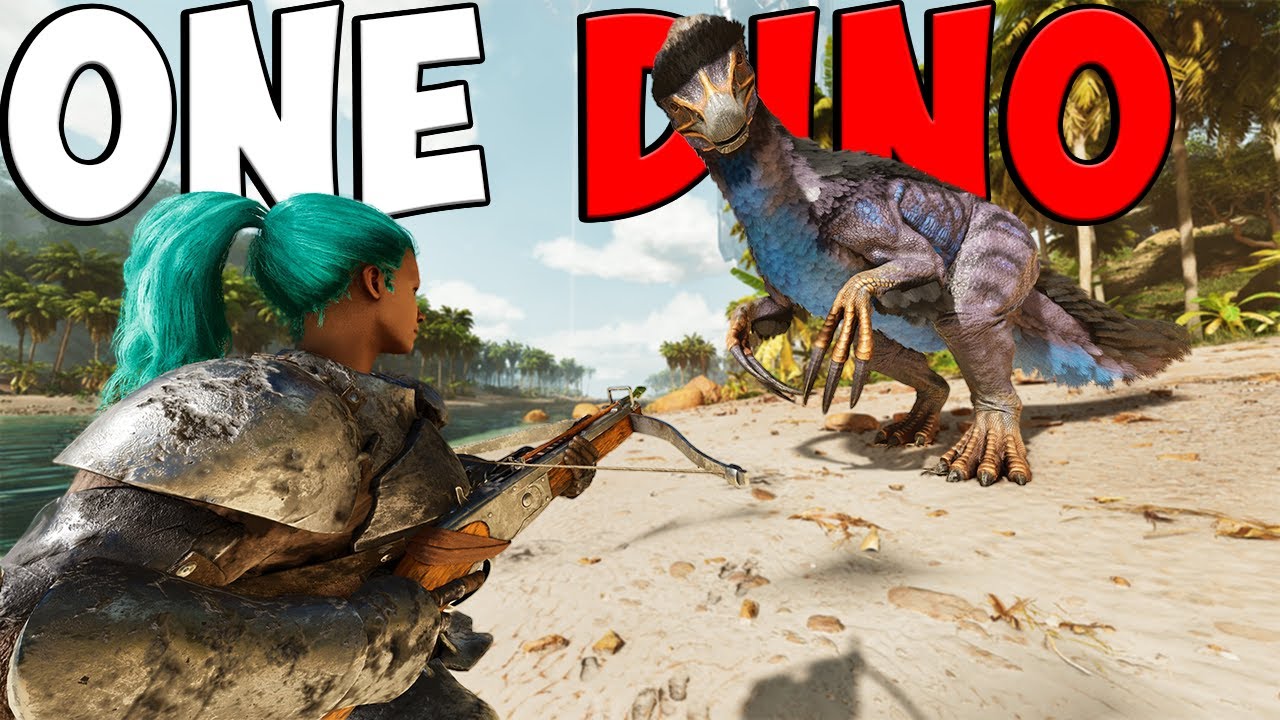 Can I WIN Ark: Survival Of The Fittest With Only ONE DINO?