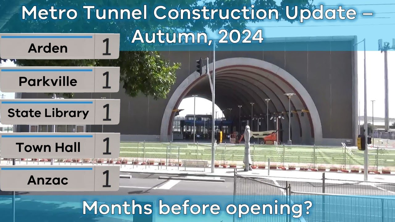 Metro Tunnel Construction Update Autumn 2024 (Melbourne Railway Vlog 216)