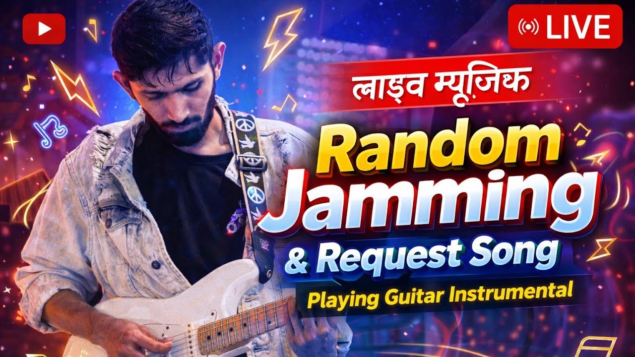 Guitar Jamming Live | Bollywood Covers & Guitar Lessons 🎸 | #GuitarLive #learnguitar #guitar 