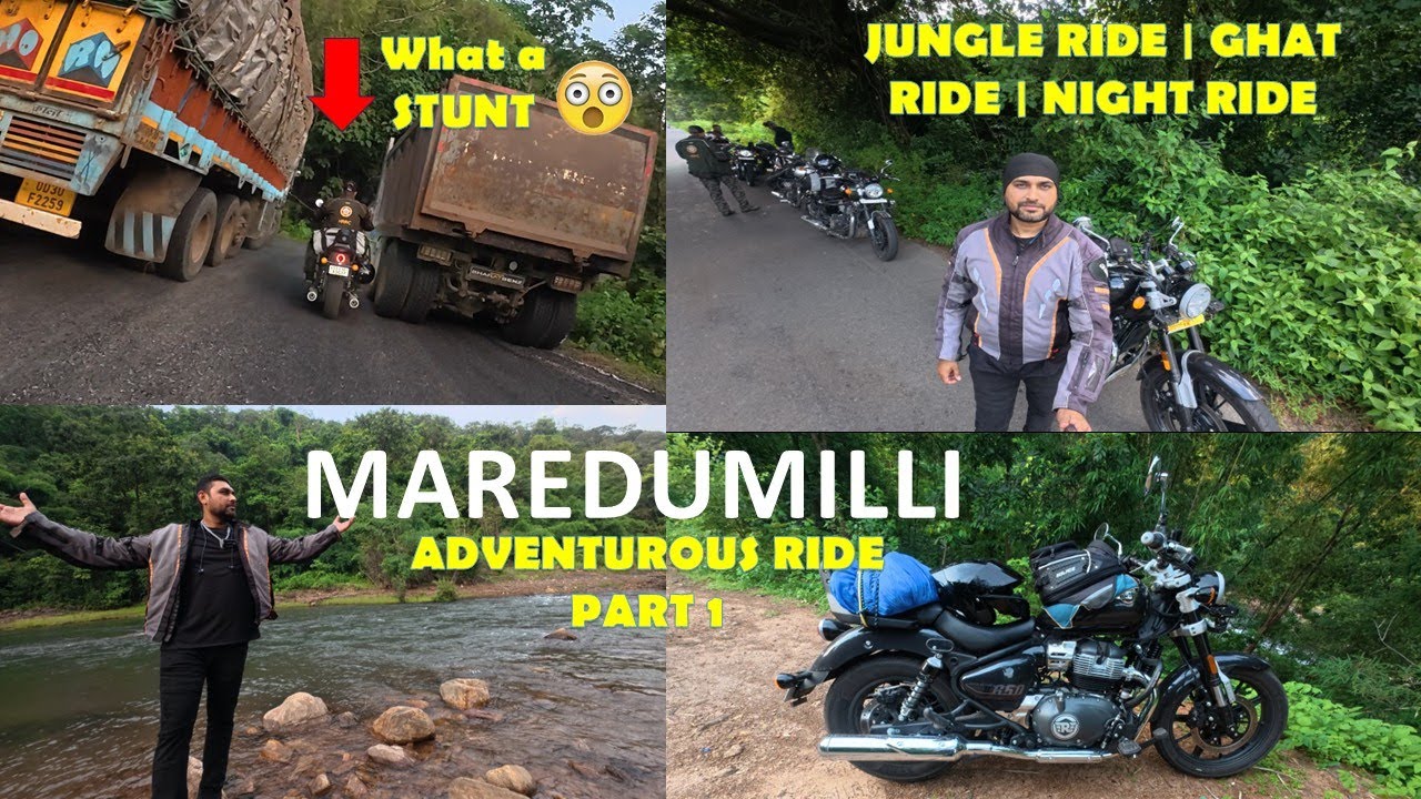 🔥 “Hyderabad to Maredumilli | Epic Bike Ride, Forest Trails & Night Thrill🌲on SUPER METEOR 650🔥🔥 🏍️