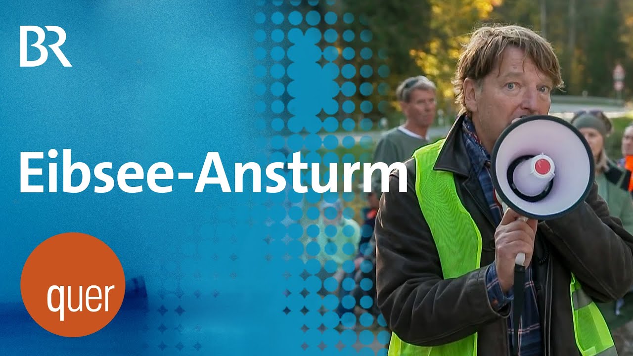 Touristen-Ansturm am Eibsee - Verkehrswende als Lösung? | quer vom BR