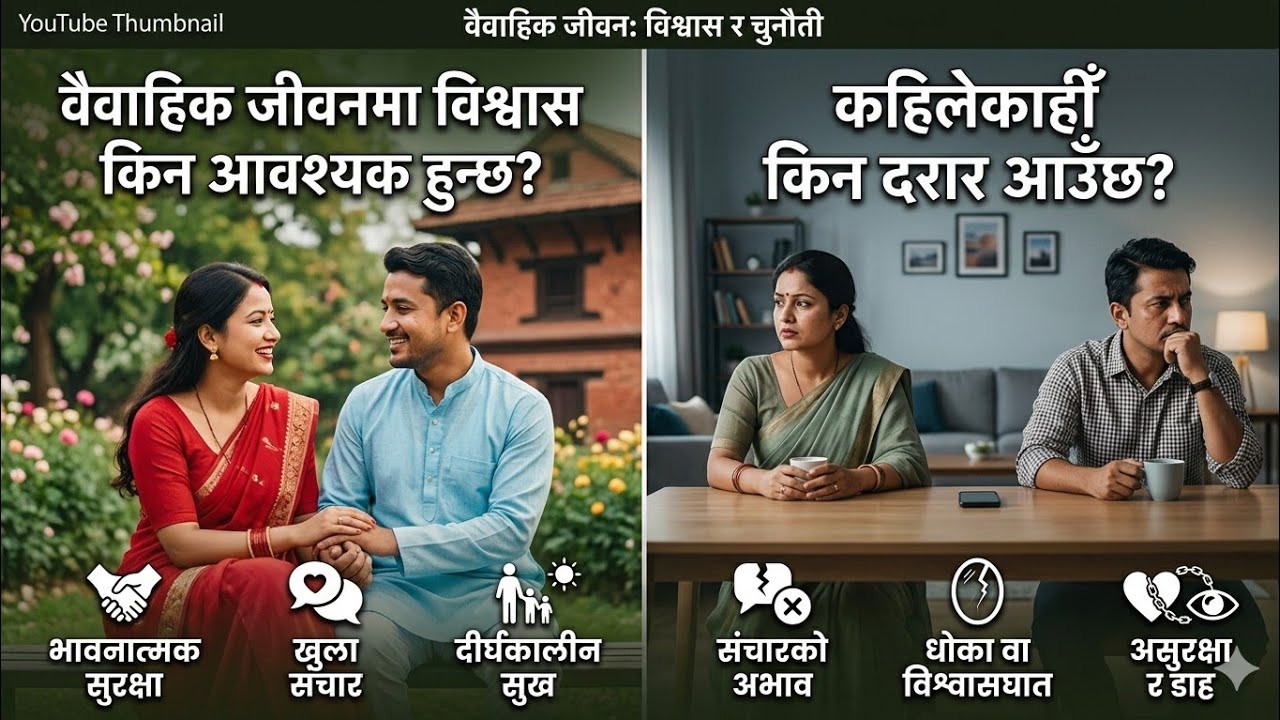 पत्नी बाहेक यस 1 महिलासँग सम्बन्ध राख्नु पाप हुँदैन । पत्नी किन पतिको विश्वासघात गर्छिन्?