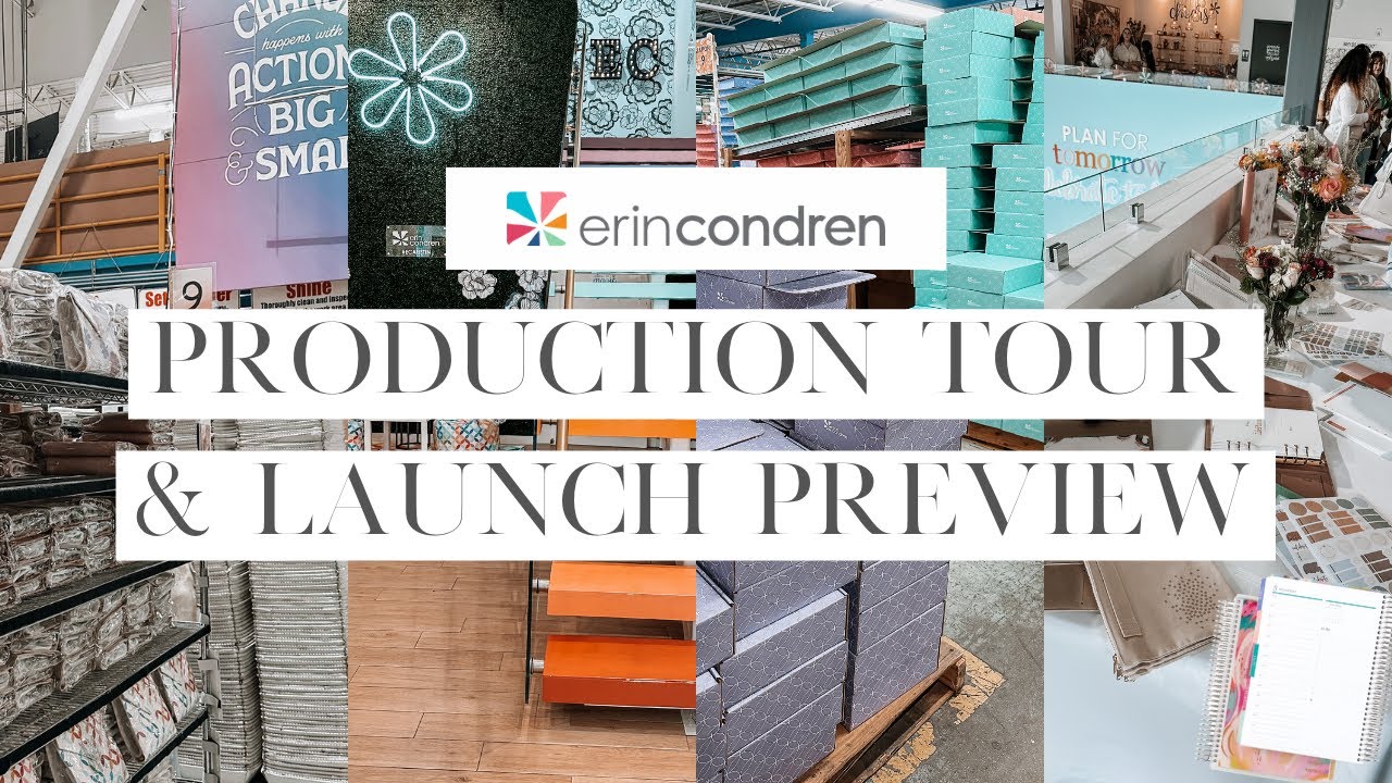 Come with me to the Erin Condren Warehouse & Launch Day Preview | Behind The Scene & Sneak Peeks