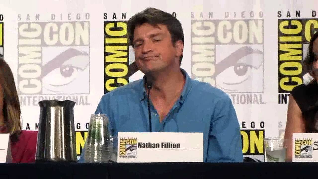 Nathan Fillion at TV Guide's Fan Favorite's panel