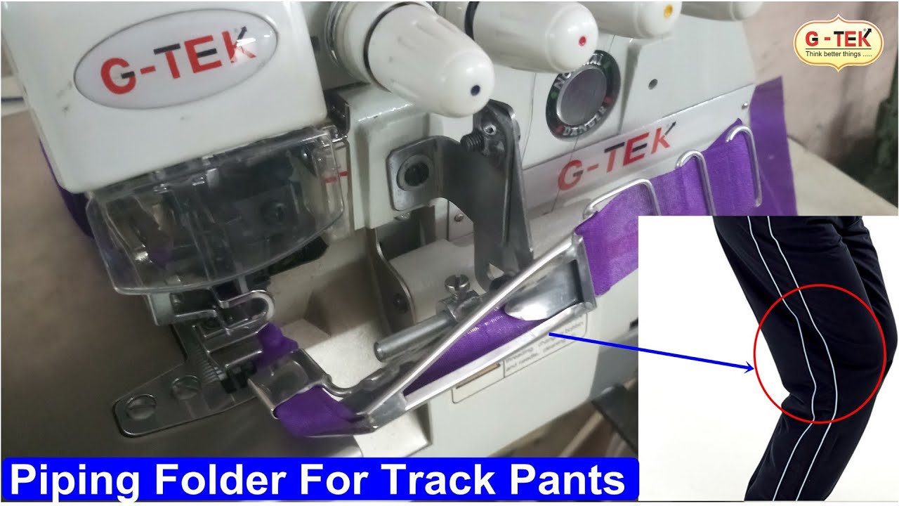 जीरो पाइपिंग फोल्डर , Piping Folder For Overlock Machine , Track Pant Piping Folder