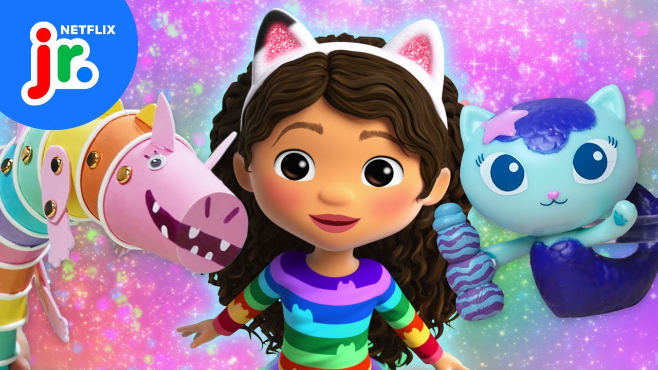 Gabby & Pandy's A-MEOW-Zing Toy Play Adventures! 😻 Gabby's Dollhouse Compilation | Netflix Jr