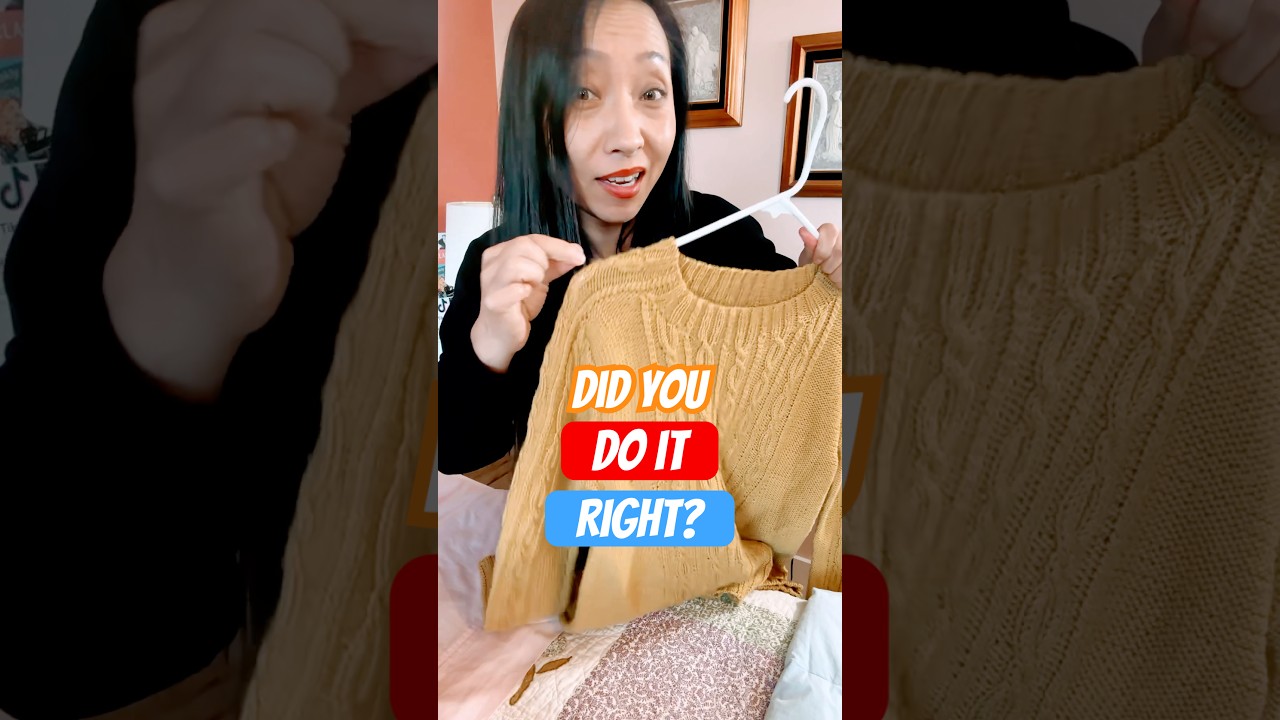How to organize your sweaters? #crochet #knittinghelp #knitt #knittting #knitlove #loveknitting