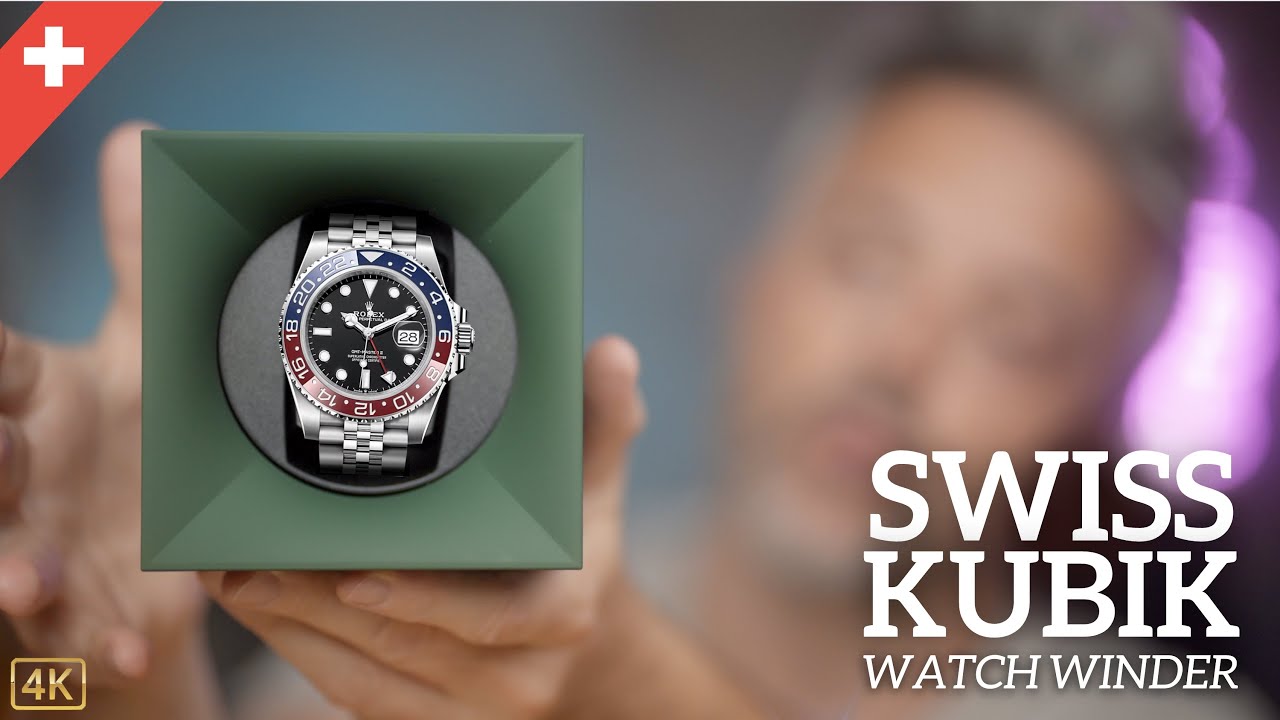 SwissKUBIK: a watch winder made by hand in Switzerland!