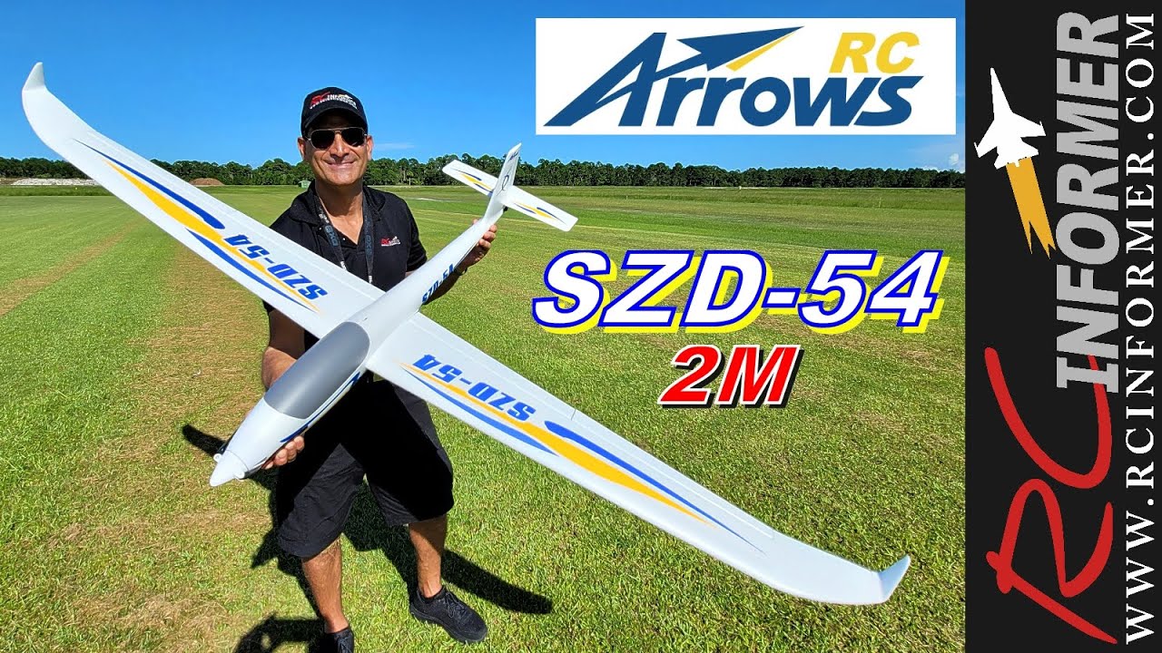 ARROWS *NEW* SZD-54 2 M Glider Unbox, Fly, and Rebox By: RCINFORMER