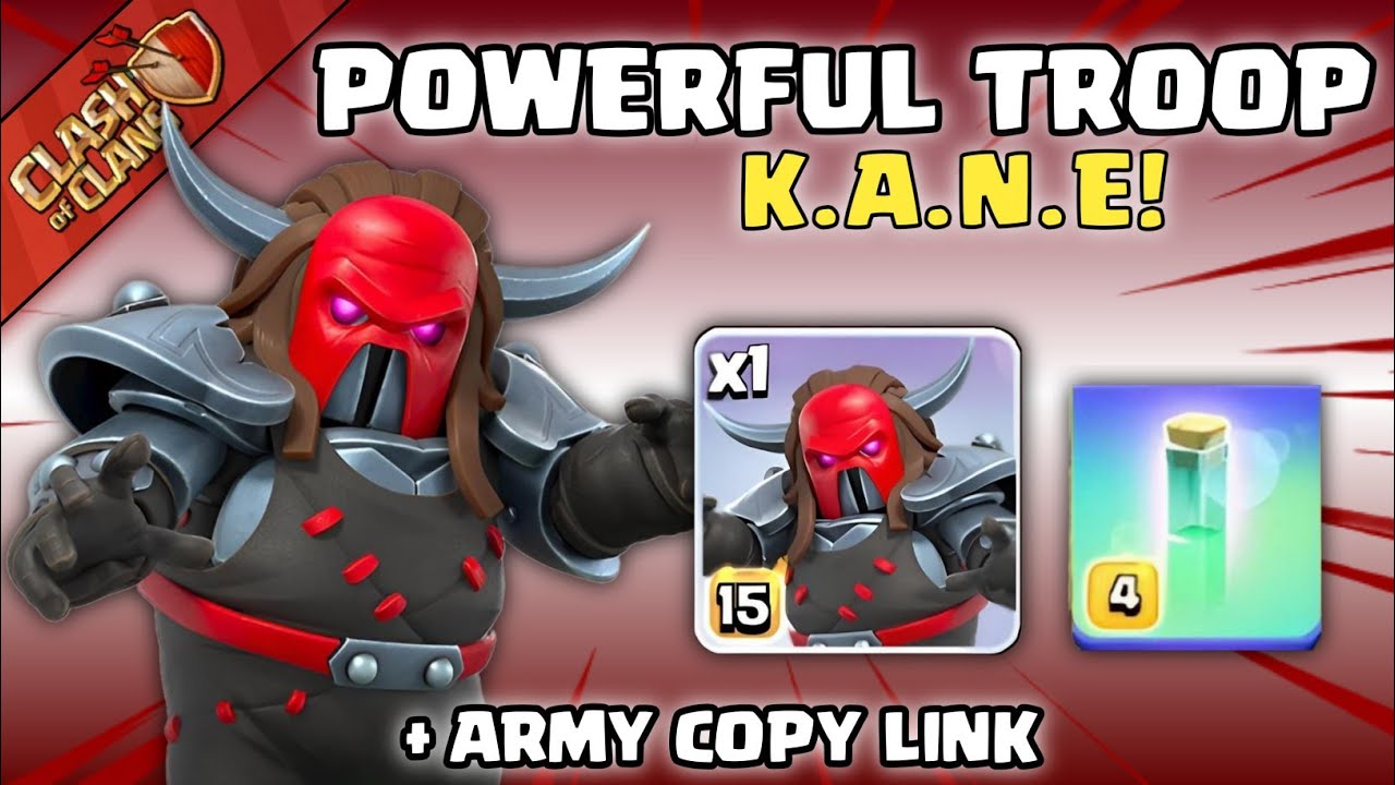 The New K.A.N.E Troop Broke The Entire Game (Clash Of Clans)