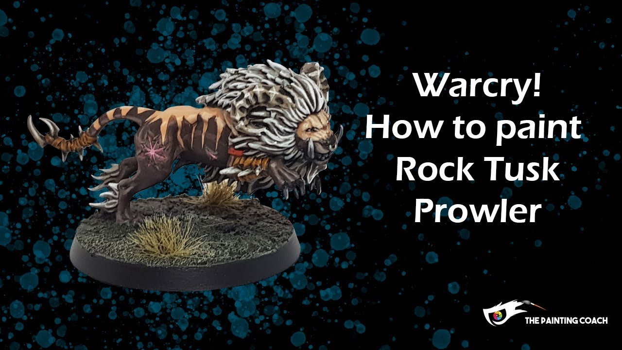 Warcry: How to paint the Untamed Beasts Rocktusk Prowler