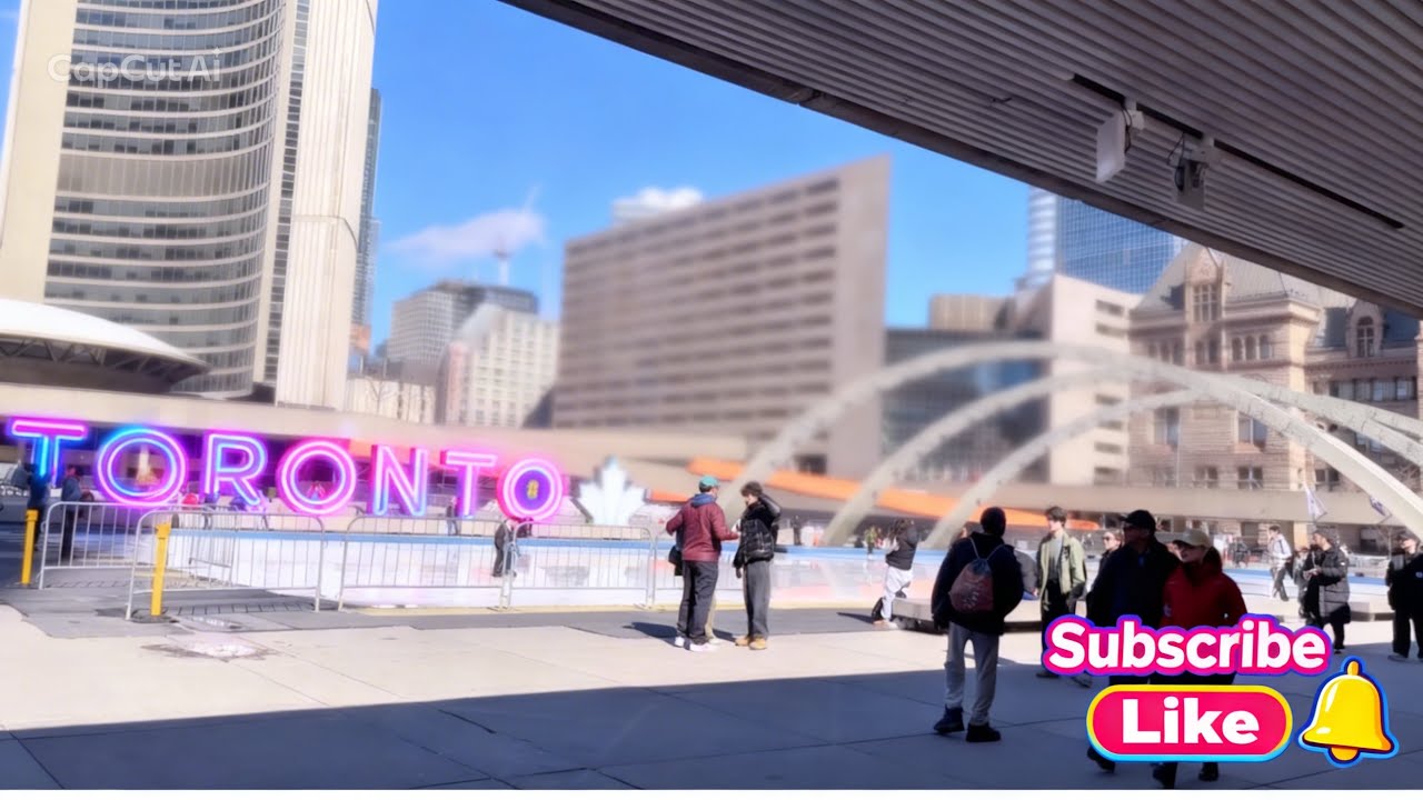 “Why Everyone Comes to This Toronto Square” 4k video. #nathanphillipssquare#cntower #4k#youtube 