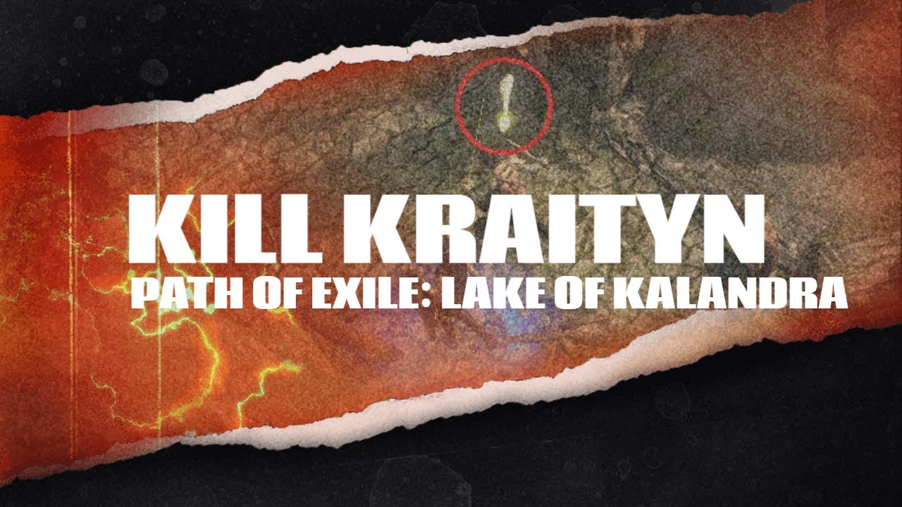 Path of Exile: Kill Kraityn. Deal with the Bandits!