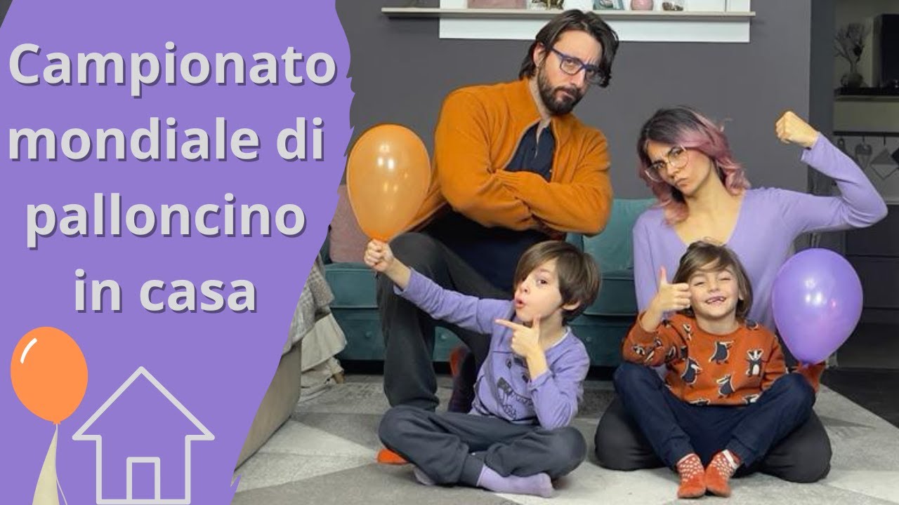 CAMPIONATO MONDIALE DI PALLONCINO A CASA 🎈 non far cadere il palloncino