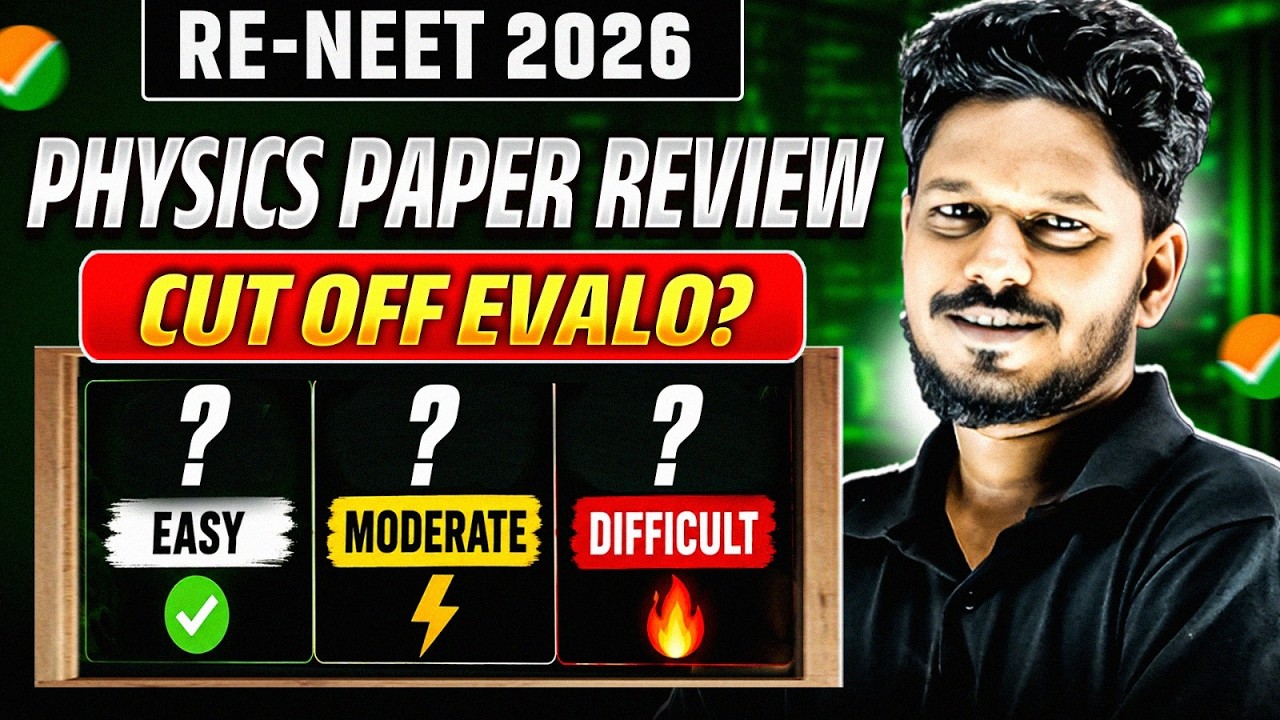 🎤 RE-NEET 2026 Paper Epdi Irundhuchu? 🤔 Romba Kashtama? Illa Easy-a? 🔥
