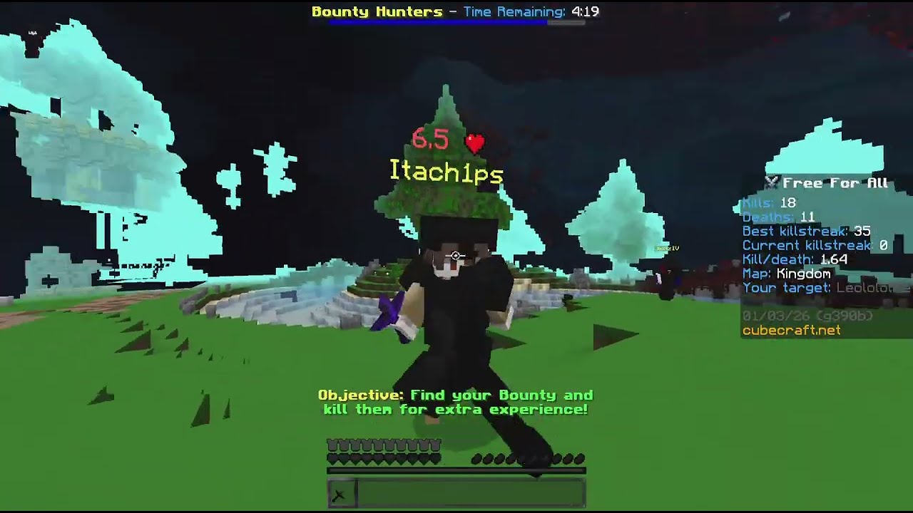 Squantxt vs Itachips on Cubecraft FFA