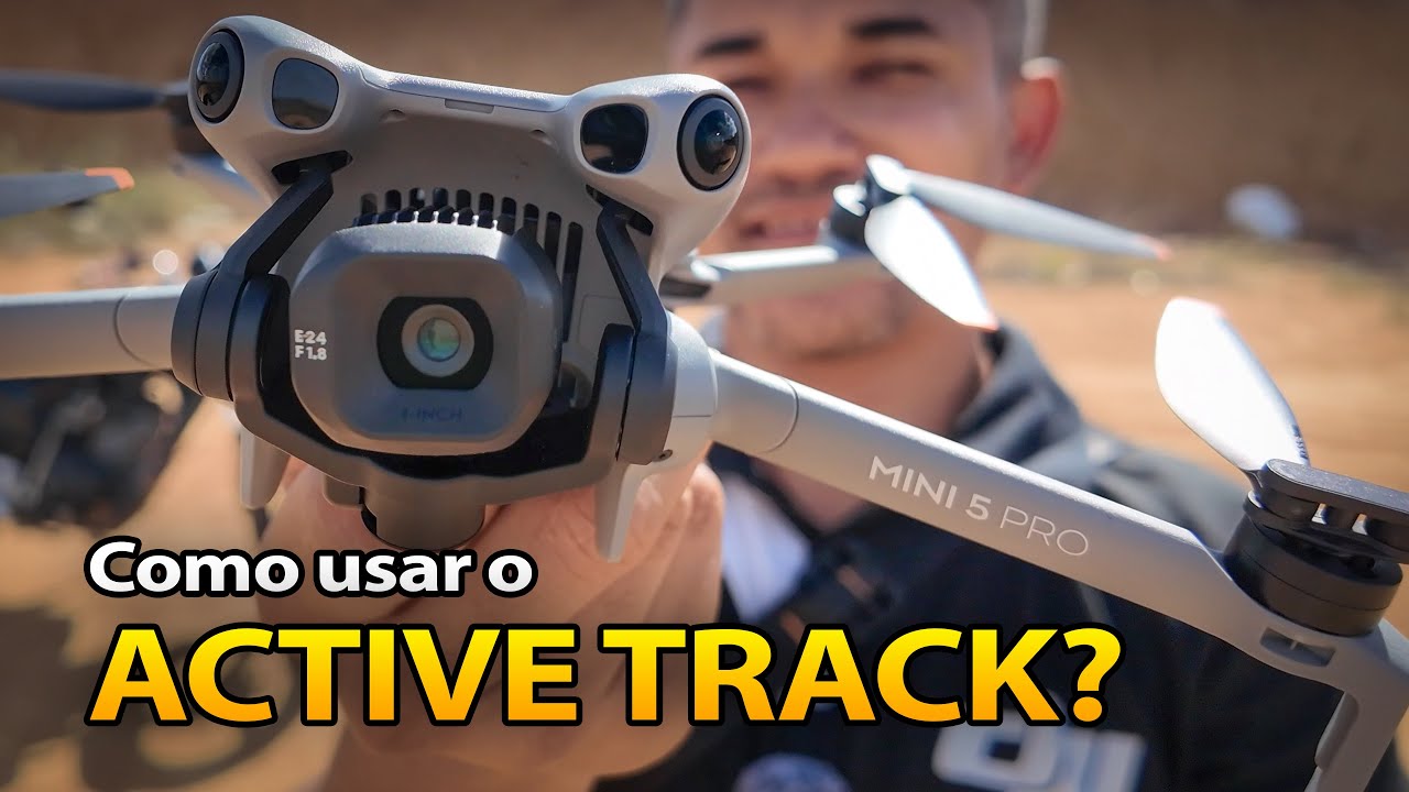 Como fazer o drone seguir você? Active Track do Mini 5 Pro.