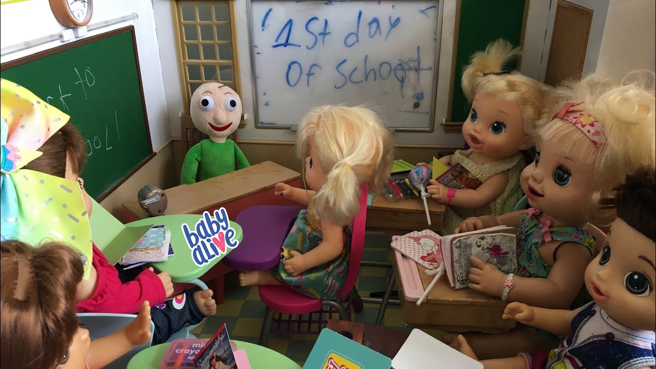 BABY ALIVE First day of School ✏️