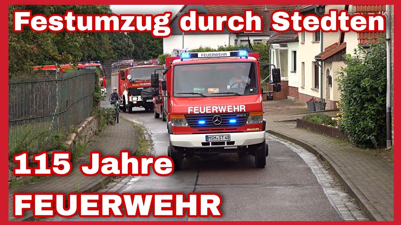 FESTUMZUG1️⃣1️⃣5️⃣Jahre FF Stedten🚒🚨