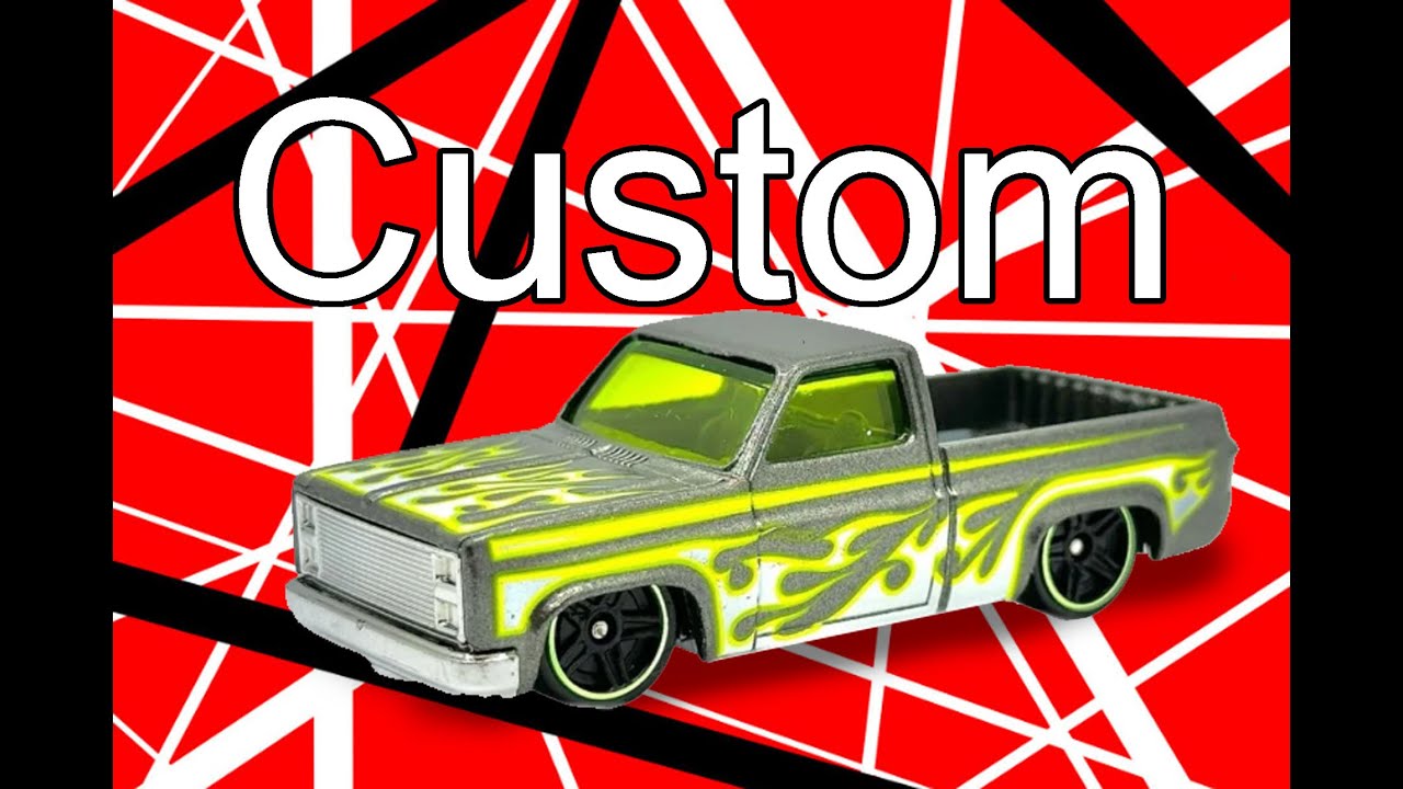 Custom Eddie Van Halen Hot Wheels 83 Silverado в сотрудничестве с Simplemanmustangs