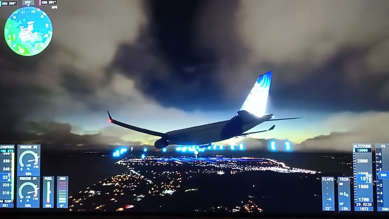 The flight from gimpo intl to incheon intl korea
