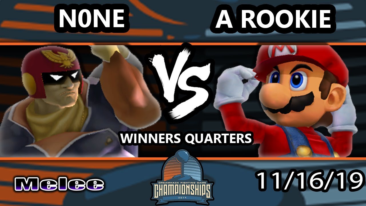 DHATL 2019 SSBM Singles - n0ne (Captain Falcon) Vs. SFS | A Rookie (Mario) Smash Melee Tournament WQ