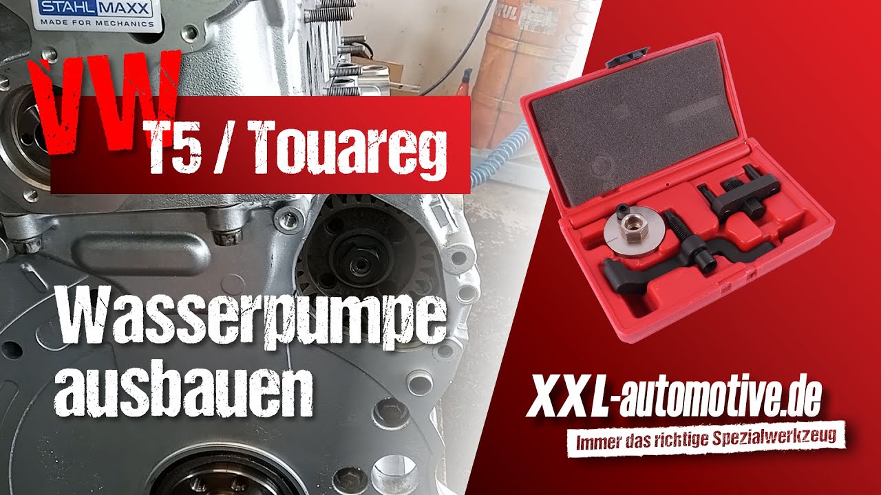 Wasserpumpe ausbauen bei VW T5 / Touareg 2,5 l TDI
