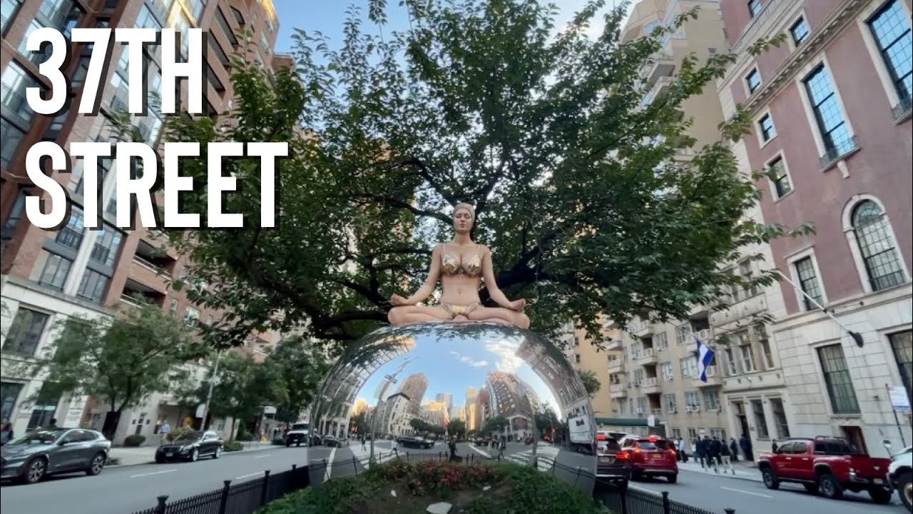 37th Street Walking Tour in Midtown Manhattan, NYC [4K]