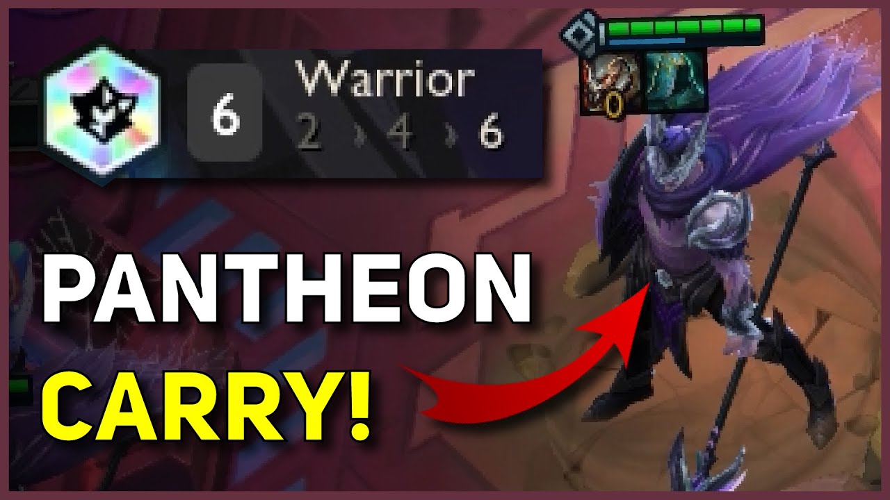 6 WARRIOR PANTHEON! 💪 | Teamfight Tactics Set 7.5