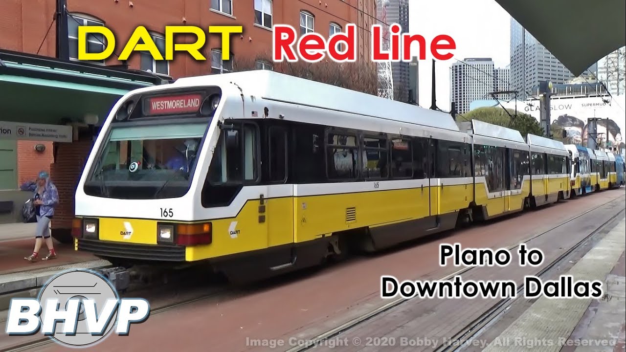 Dallas Area Rapid Transit: The Red Line, Plano to Downtown Dallas