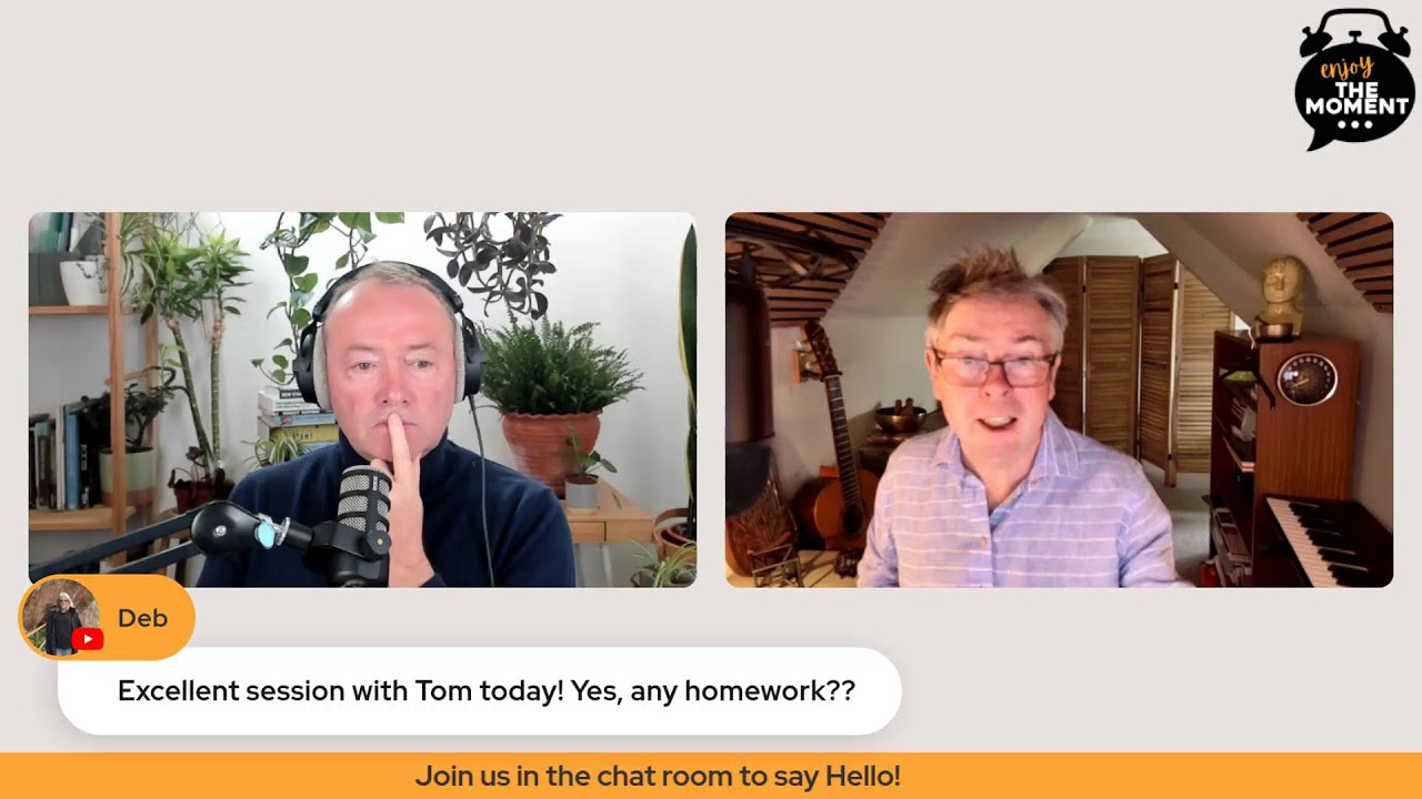 Ep56 - &lsquo;The Moment&rsquo; with Carl and Louisa Munson. Your light-hearted daily Livestream!