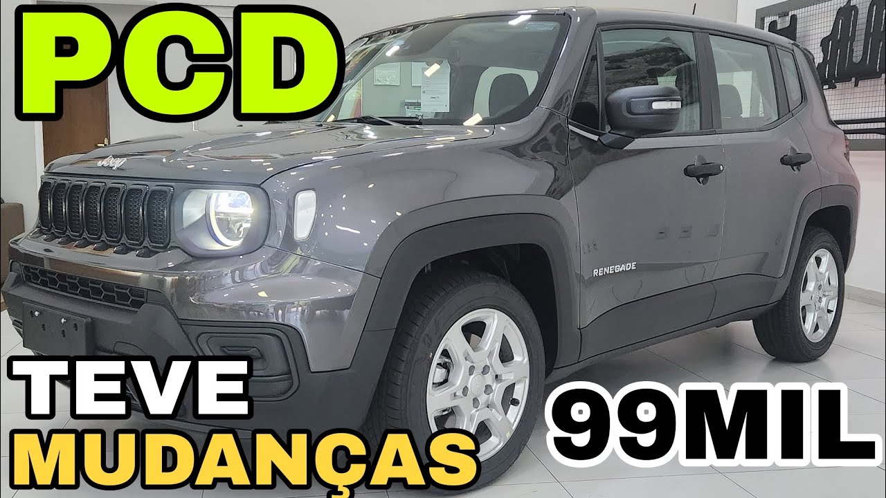 NOVO JEEP RENEGADE 1.3 TURBO 2025 EM DETALHES | Vers&atilde;o de Entrada para PCD o que Mudou!!!