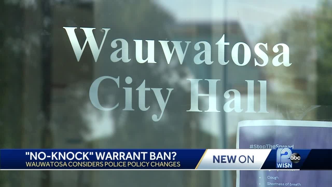 Wauwatosa considers possible ban on no knock warrants