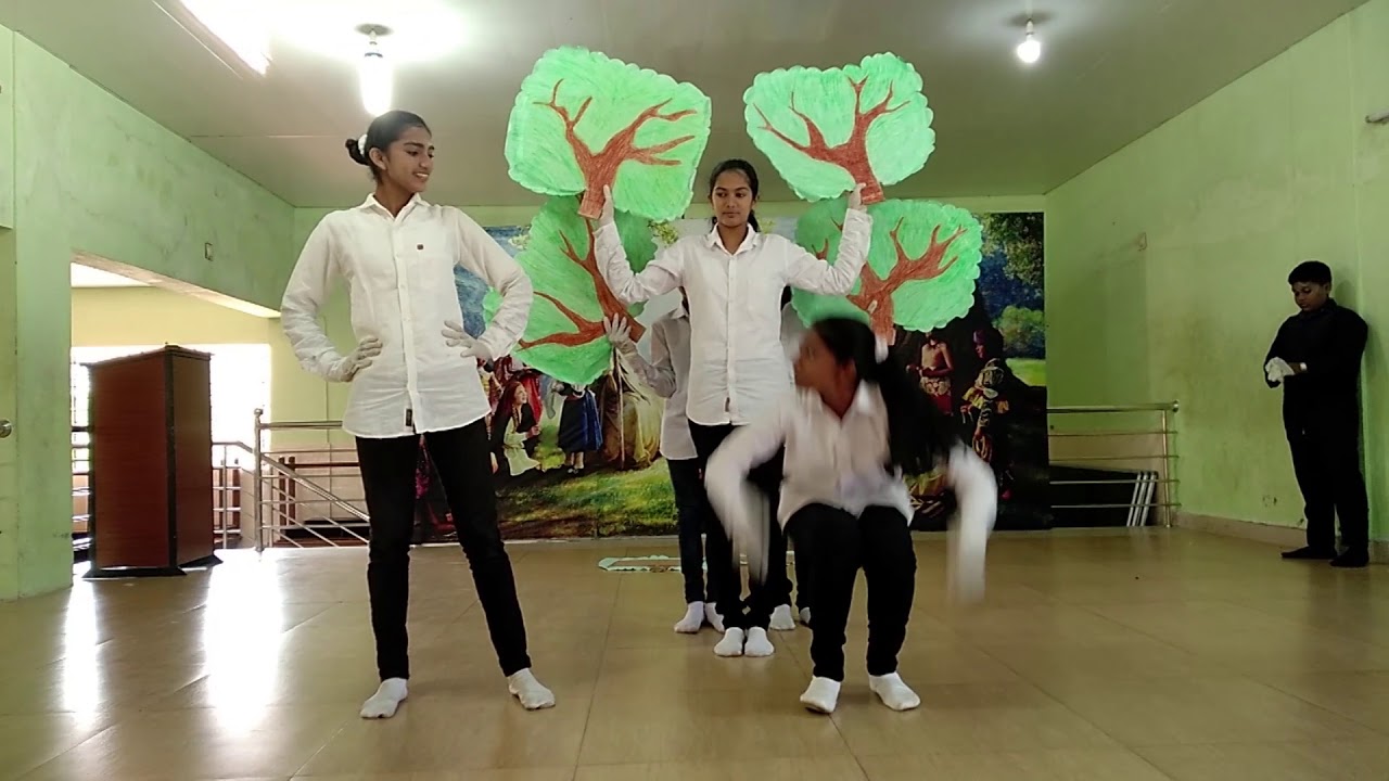 Notre Dame School, Vettikuzhy - Special Assembly Conducted by VIII A - Mime about AFFORESTATION