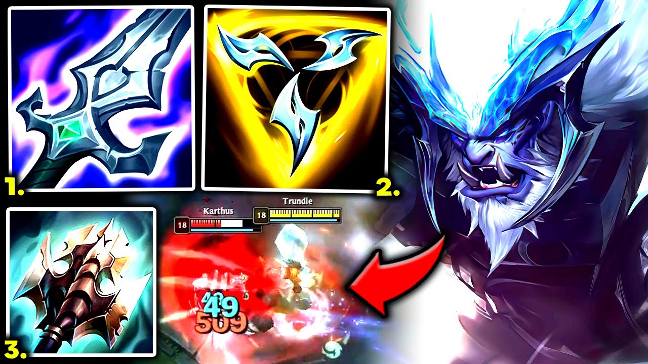 TRUNDLE TOP IS PERFECT TO 1V9 FRUSTRATING GAMES! (SO MUCH FUN) - S13 Trundle TOP Gameplay Guide