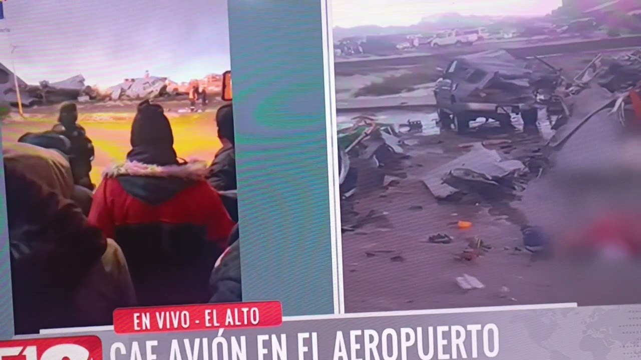 ANB | CAE AVION MILITAR EN #ELALTO|#BOLIVIA QUE TRASLADABA DINERO
