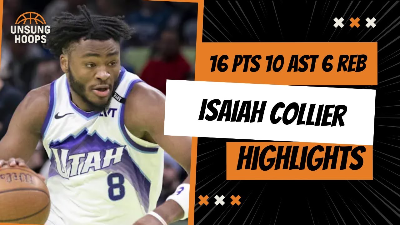 Isaiah Collier 16 PTS 10 AST vs Clippers | Jazz Highlights (01/01/26)