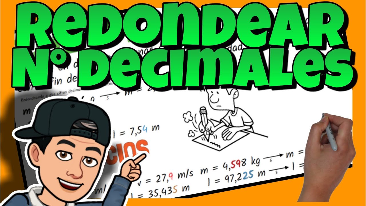 👨‍🏫 REDONDEAR NÚMEROS DECIMALES