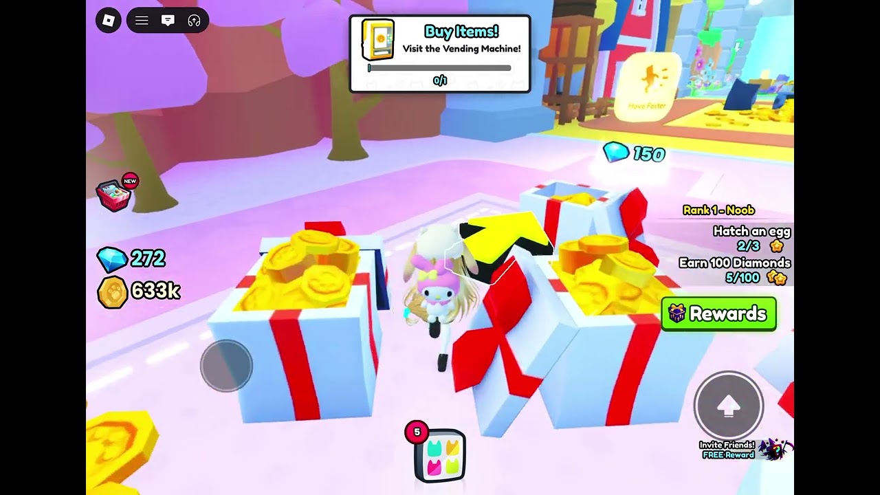 Pet simulator in Roblox