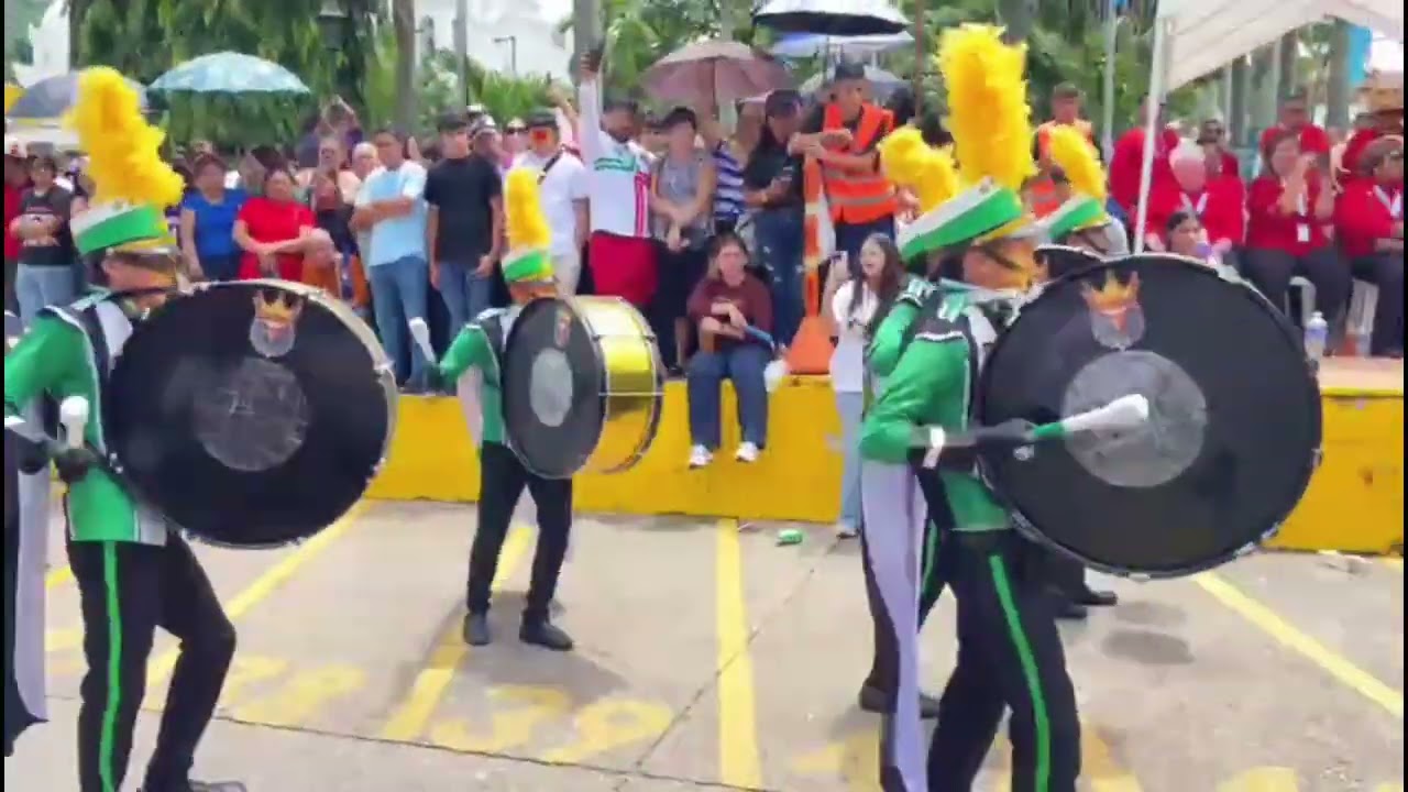 Banda Del Instituto Técnico Santa Barbara Presentación 15 De Septiembre Del 2025