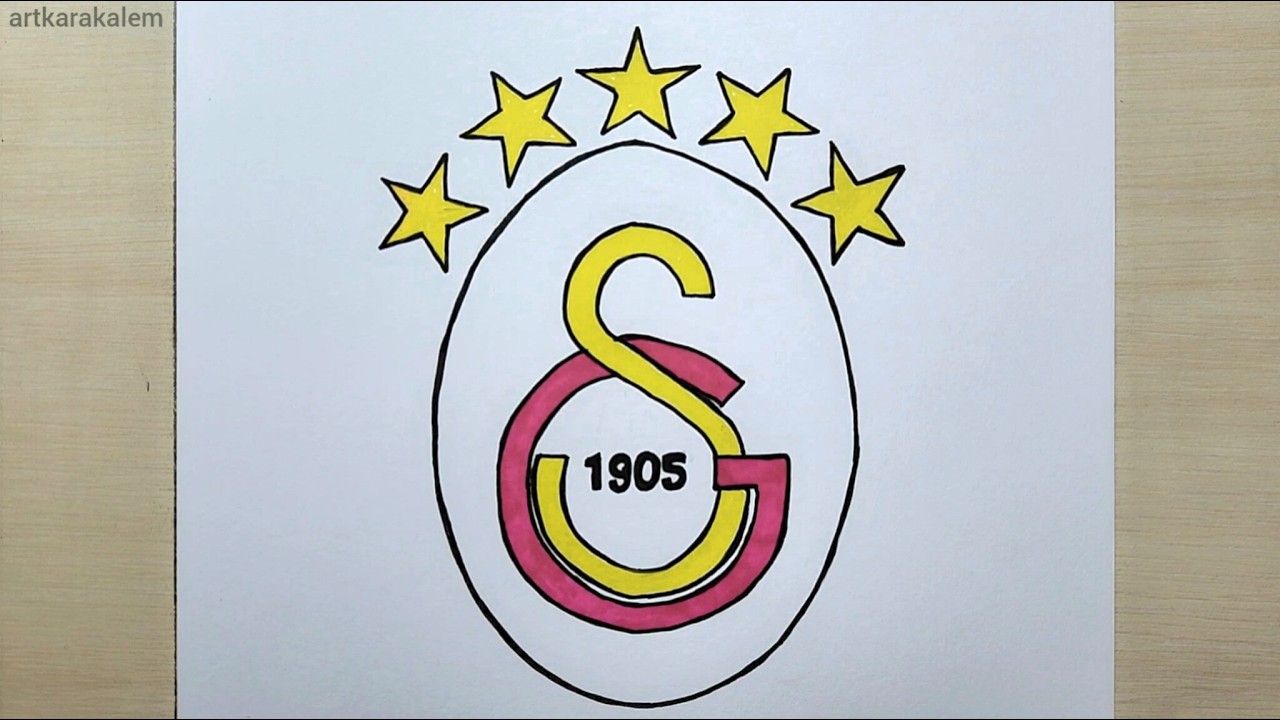GALATASARAY 5 YILDIZ LOGO çizimi | GS LOGO KOLAY RESİM ÇİZİMİ NASIL ÇİZİLİR | KOLAY ÇİZİMLER 246