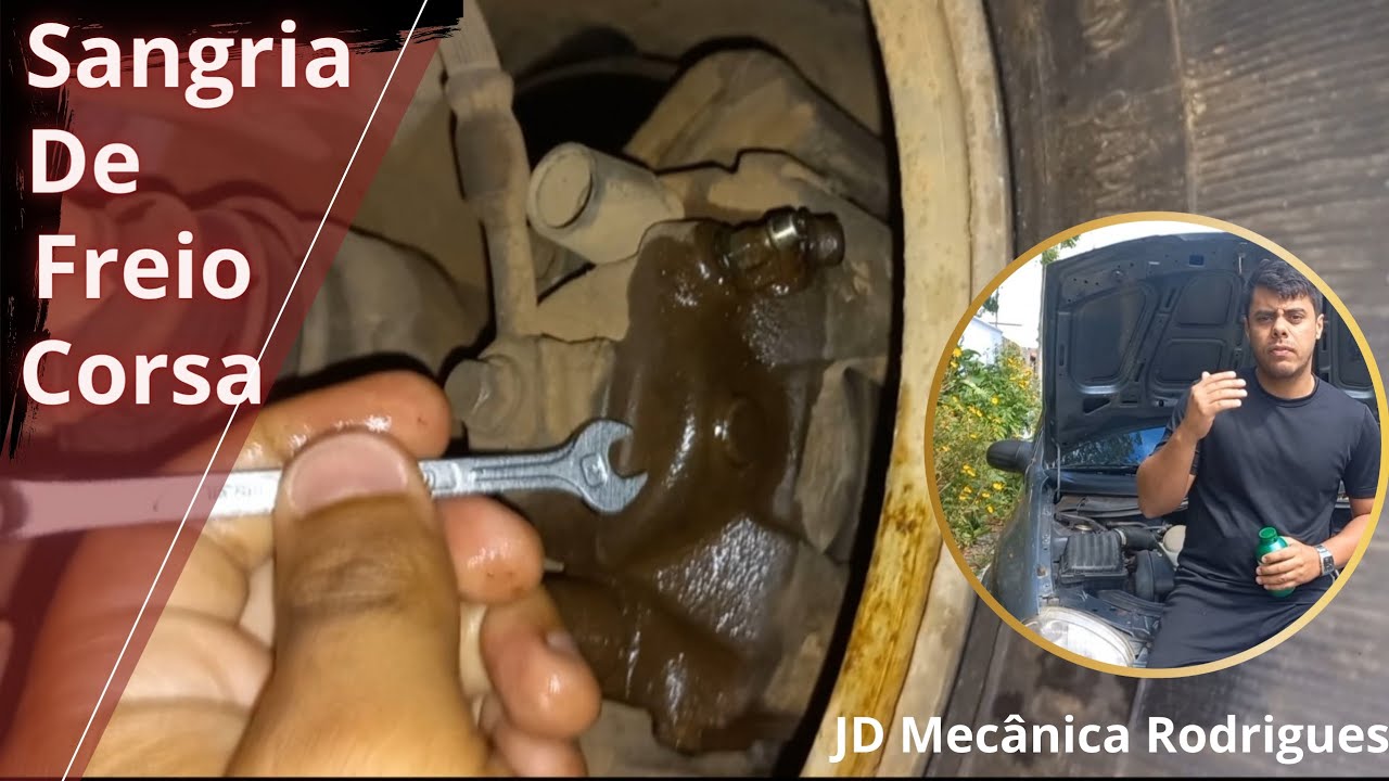🔴 Como fazer sangria no freio do Corsa