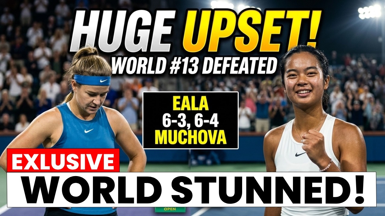 SHOCKING! Alexandra Eala TAKES DOWN World No.13 Karolina Muchova   California Open Chaos!
