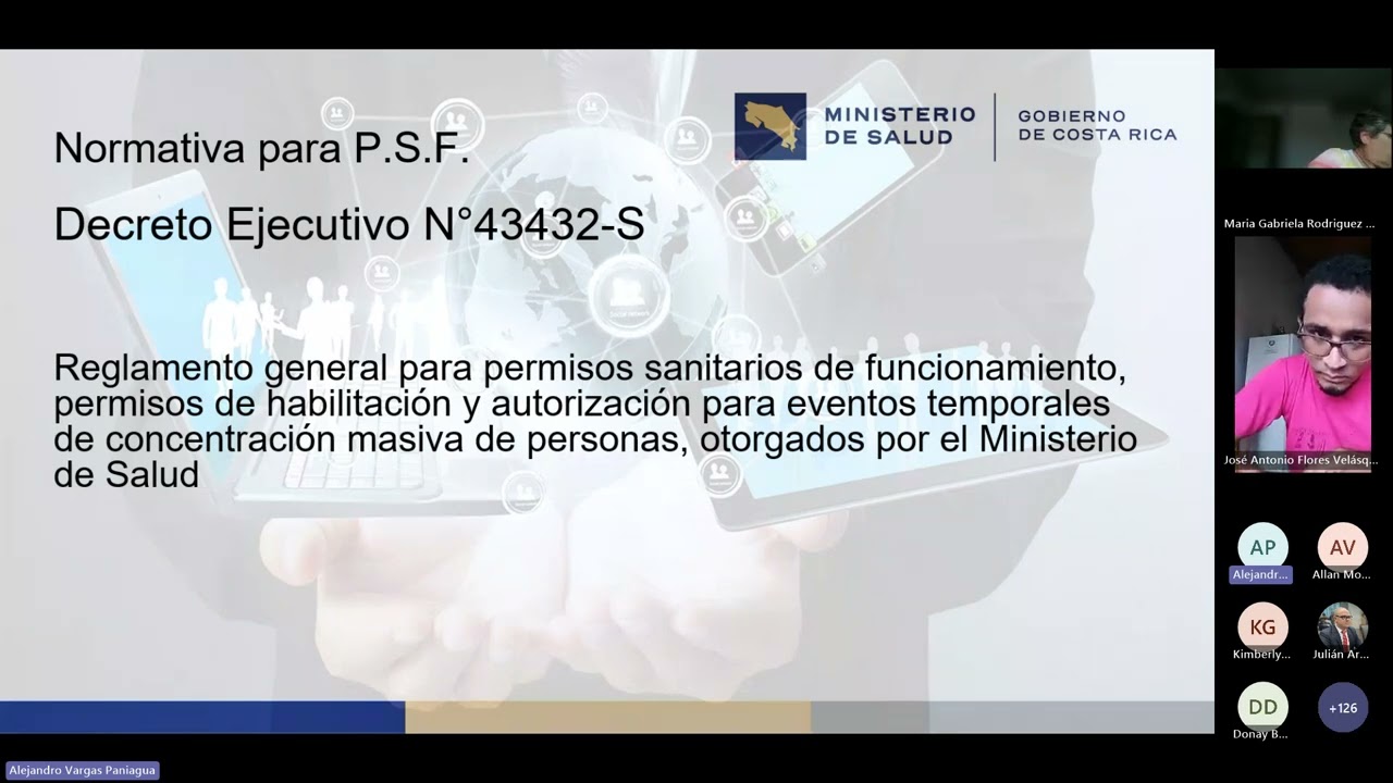 Capacitaci&oacute;n virtual MEIC y Ministerio de Salud: Permiso Sanitario de Funcionamiento