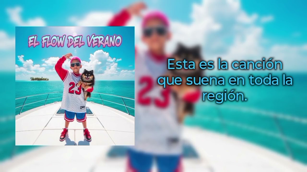 Junic David - EL FLOW DEL VERANO (video Lyrics)